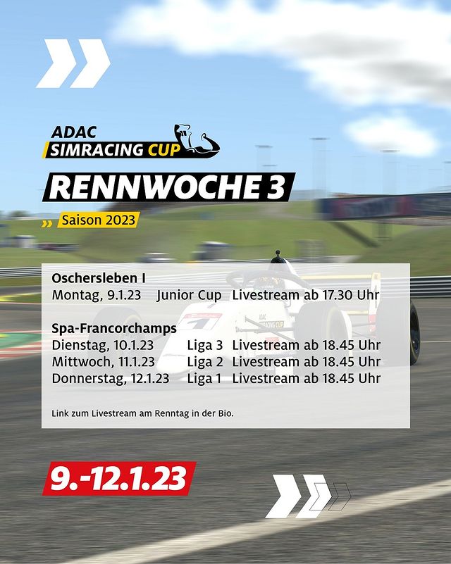 ADAC Simracing Cup Oschersleben (verschoben)